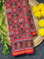 Typical Narikunj Traditional Design Handwoven Patola Silk Saree