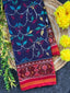 Blue Fancy Design Handwoven Patola Silk Saree