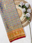 Fancy Design Pastel Purple Tissue Double Zari Patola Saree