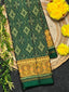 Pan-Chanda Green Traditional Design Handwoven Patola Silk Saree