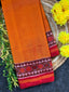 Plain Gala Border With Designer Blouse Handwoven Patola Silk Saree