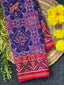 Big Motifs Design Handwoven Patola Silk Saree
