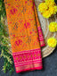 Typical Narikunj Traditional Design Handwoven Patola Silk Saree