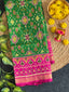 Navratna Traditional Design Handwoven Patola Silk Saree