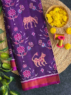 Motifs Design Handwoven Patola Silk Saree