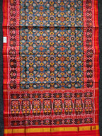 Colorful Traditional Design Handwoven Patola Silk Saree