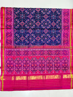 Navratna Traditional Design Handwoven Patola Silk Saree