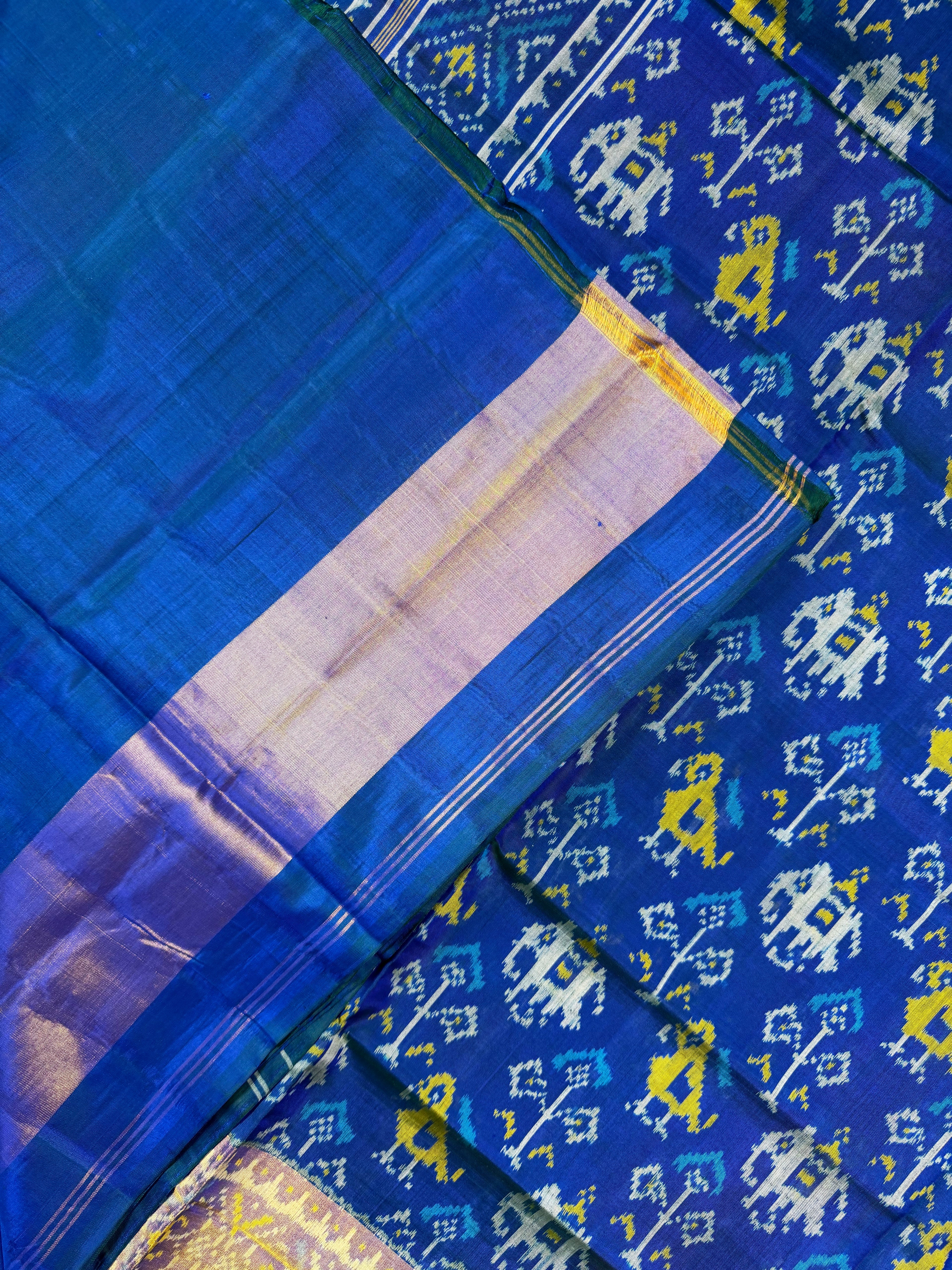 Traditional Design Handwoven Patola Silk Saree