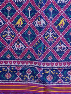 Typical Narikunj Design Handwoven Patola Silk Saree