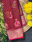 Motifs Design Handwoven Patola Silk Saree