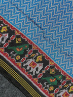 Laheriya Design Handwoven Patola Silk Saree