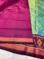 Handwoven Patola Silk Saree Chanda Bhat