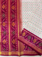 Handwoven Patola Silk Saree Traditional Daliya Bhat
