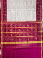 Handwoven Patola Silk Saree Traditional Daliya Bhat