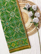 Manekchok Traditional Design Handwoven Patola Silk Saree