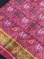 Narikunj Traditional Design Handwoven Patola Silk Saree