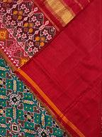 Manekchok Design Handwoven Patola Silk Saree