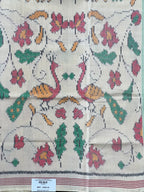 Peacock Design with Exclusive Pallu Handwoven Patola Silk Saree