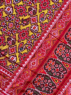 Fusion Traditional Design Handwoven Patola Silk Saree