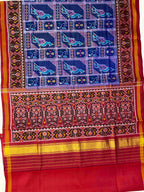 Peacock Motif Exclusive Design Handwoven Patola Silk Saree