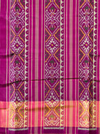 Navratna With Elephant Design Handwoven Patola Silk Saree