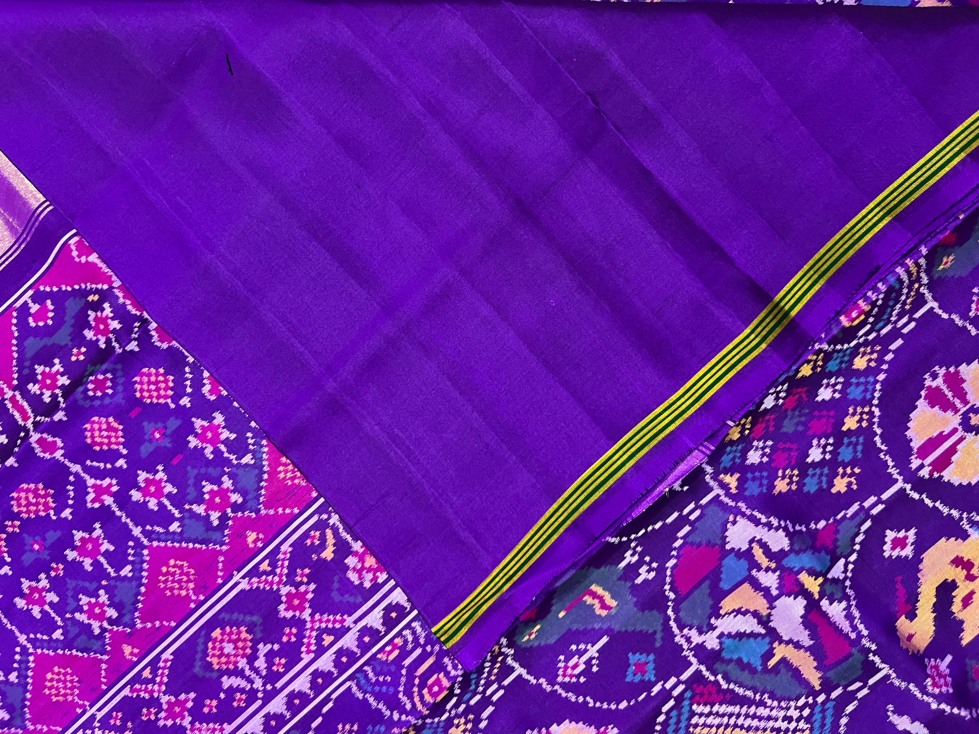 Exclusive Design Handwoven Patola Silk Saree