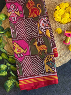 Exclusive Motifs Traditional Design Handwoven Patola Silk Saree