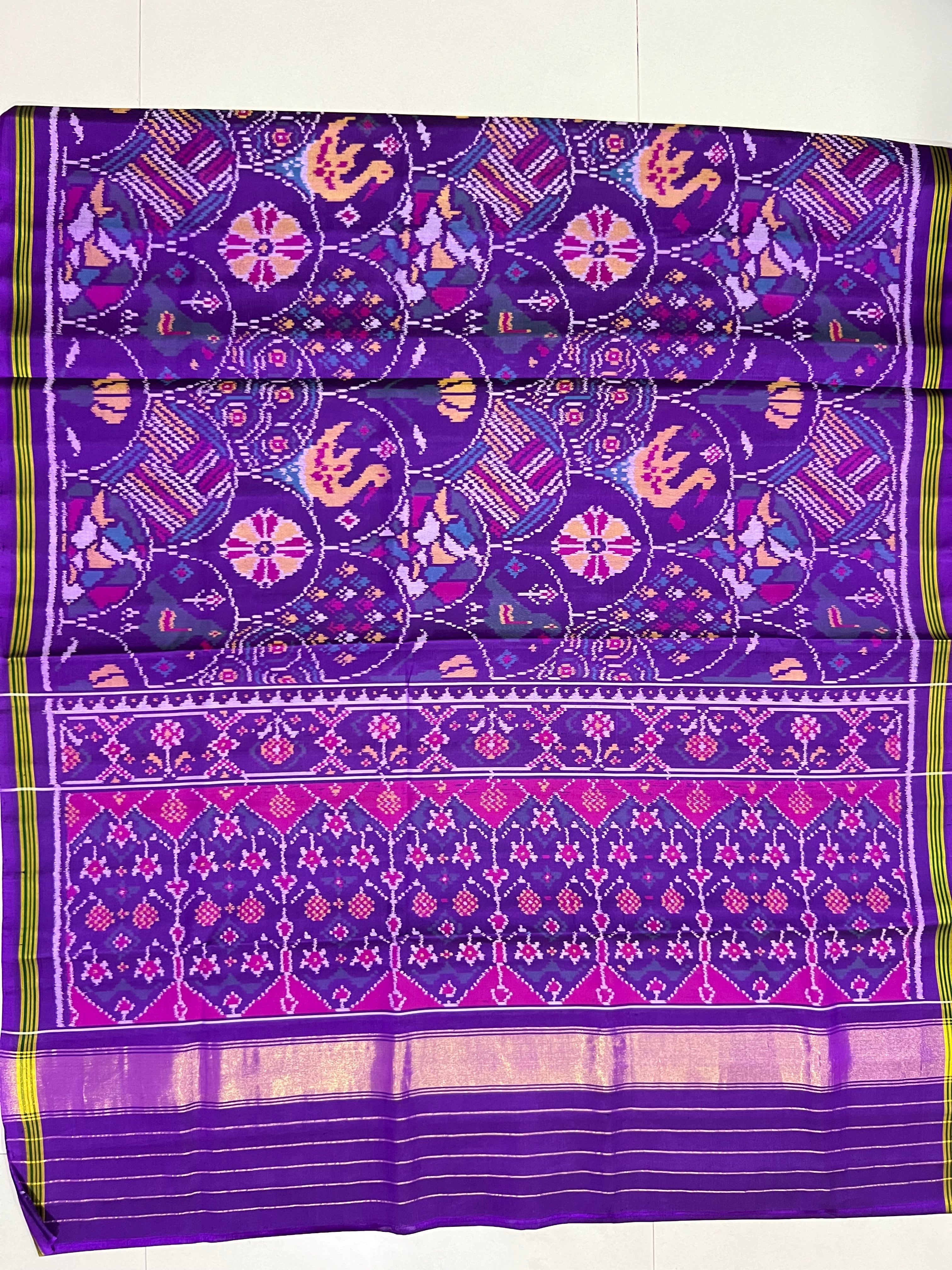 Exclusive Design Handwoven Patola Silk Saree Secondary image