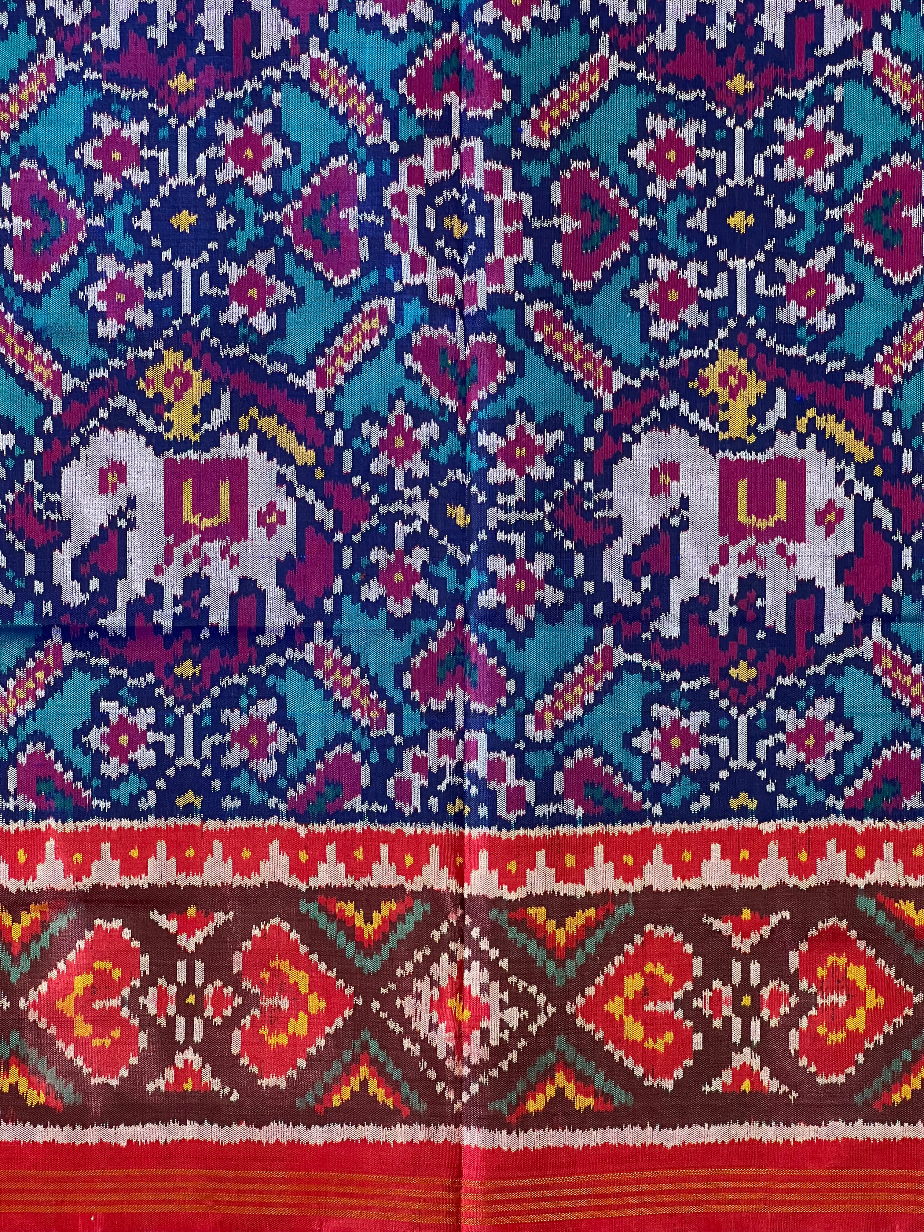 Fusion Design Handwoven Patola Dupatta