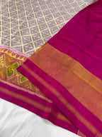 Fancy Design Handwoven Patola Silk Saree