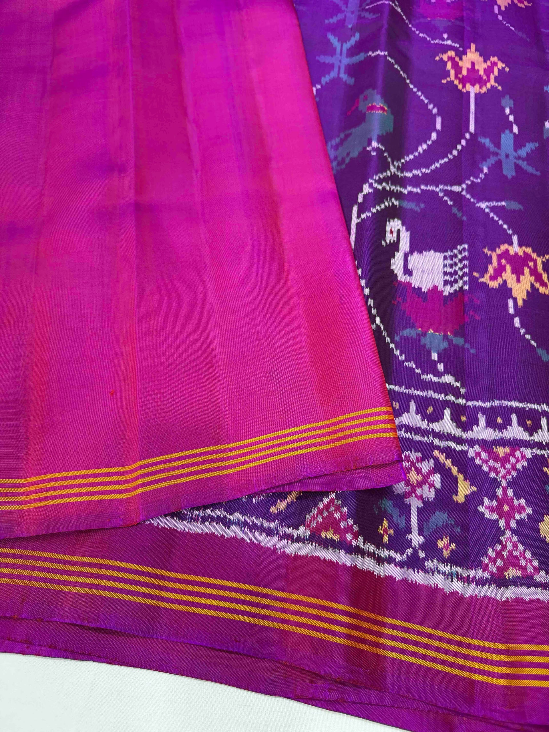 Exclusive Fancy Design Handwoven Patola Silk Saree