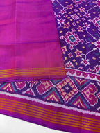 Navratna Traditional Design Handwoven Patola Silk Saree