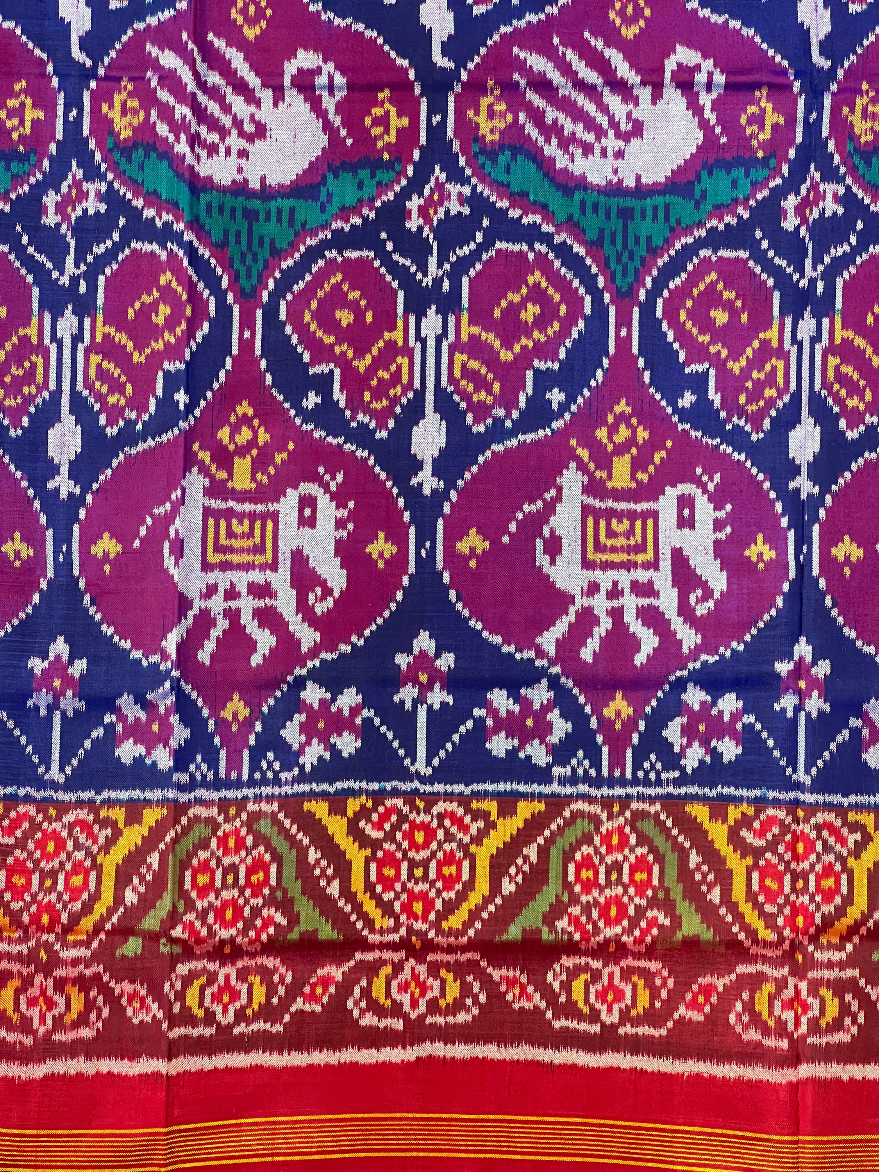Motif Design Handwoven Patola Silk Saree
