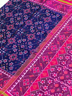 Navratna Traditional Design Handwoven Patola Silk Saree