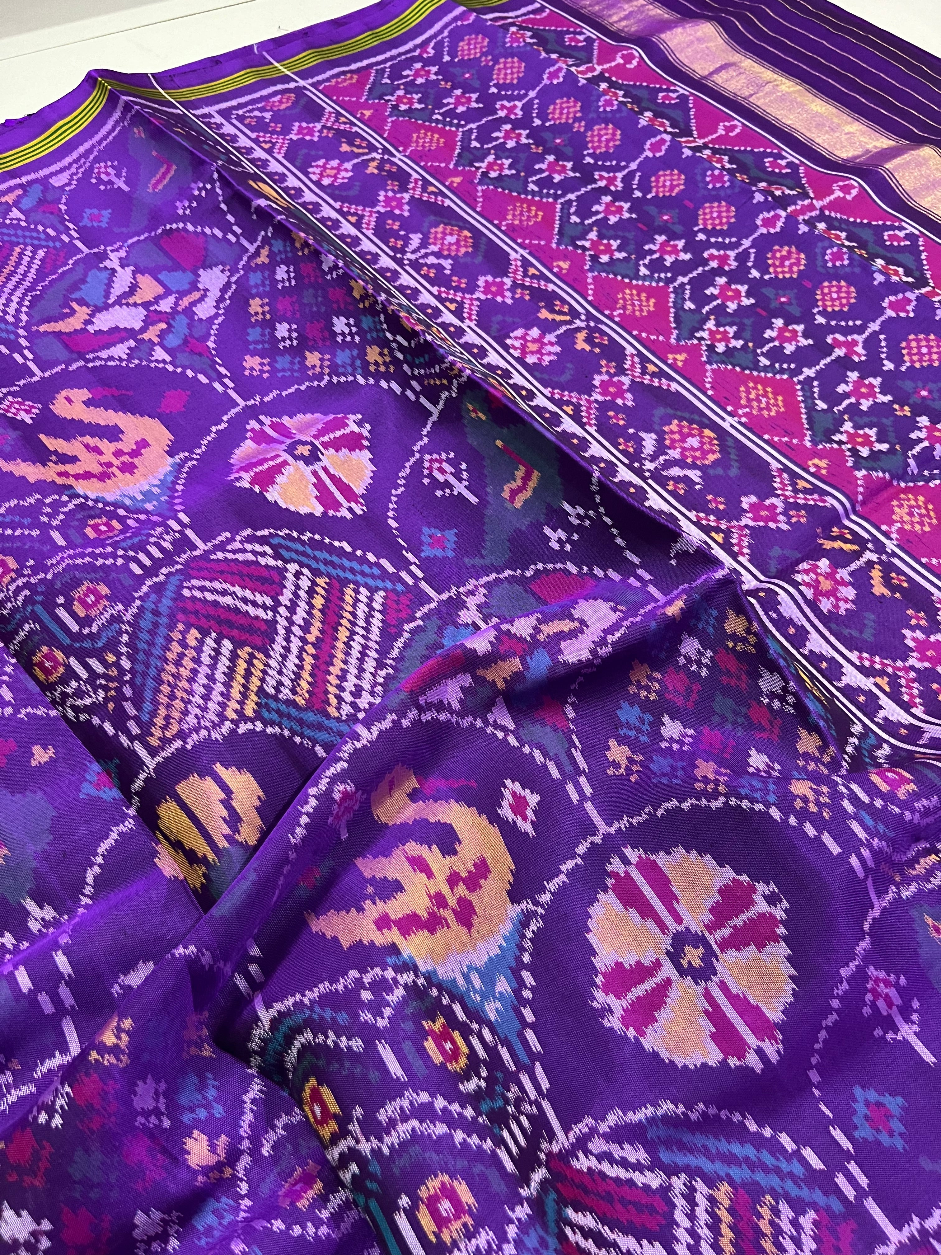 Exclusive Design Handwoven Patola Silk Saree