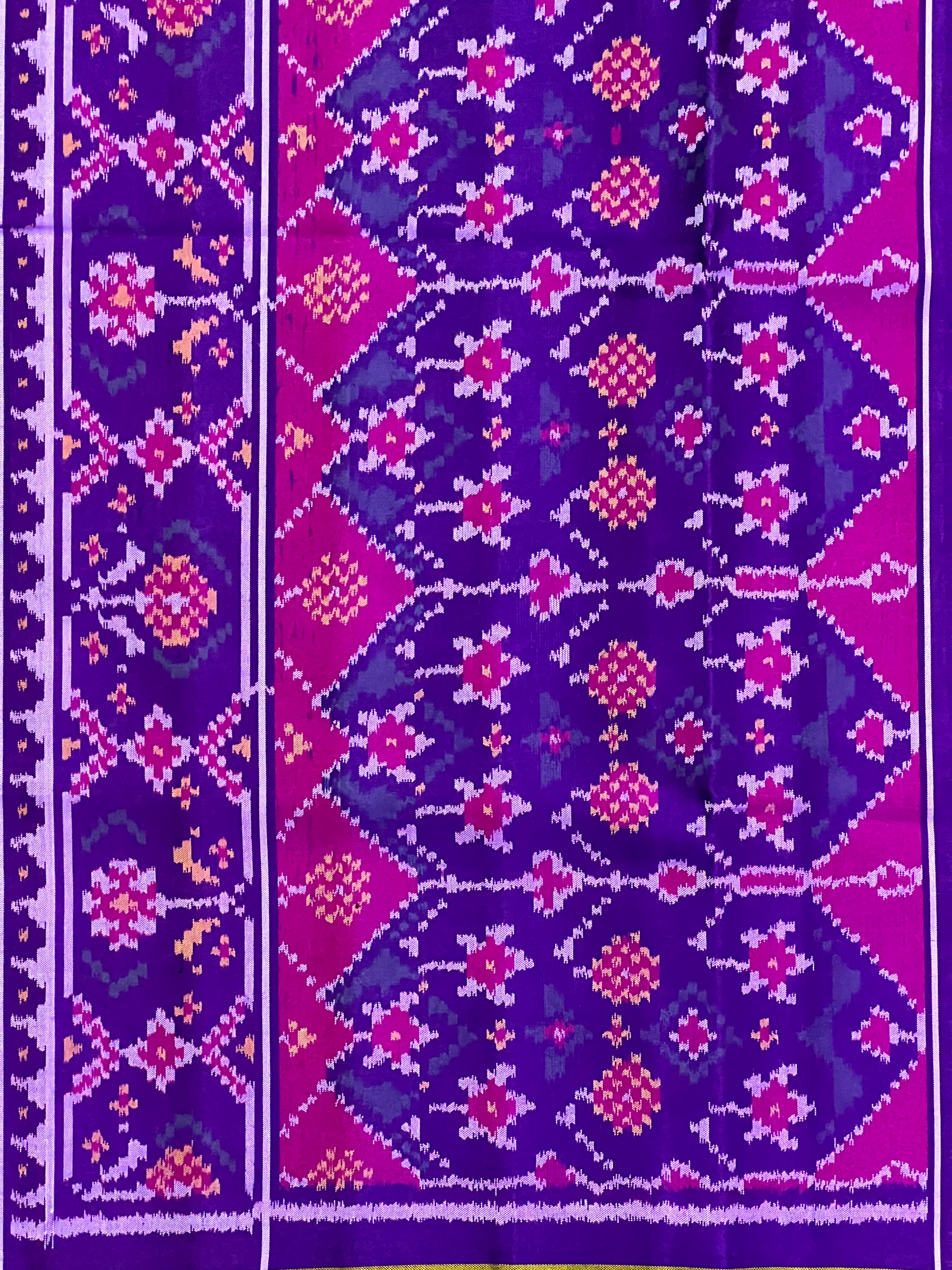 Exclusive Design Handwoven Patola Silk Saree