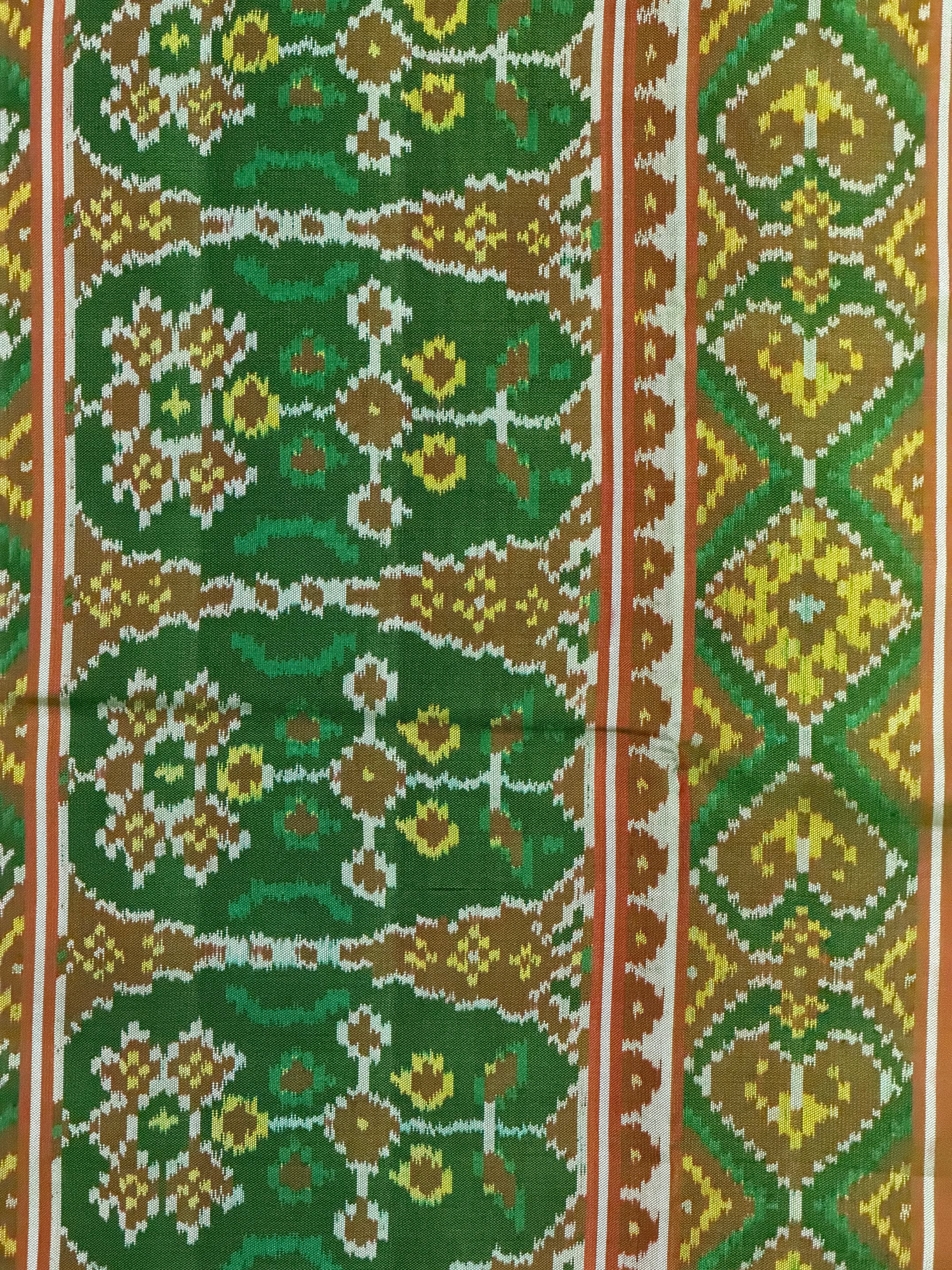 Manekchok Traditional Design Handwoven Patola Silk Saree