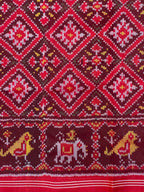 Traditional Design Handwoven Patola Silk Saree