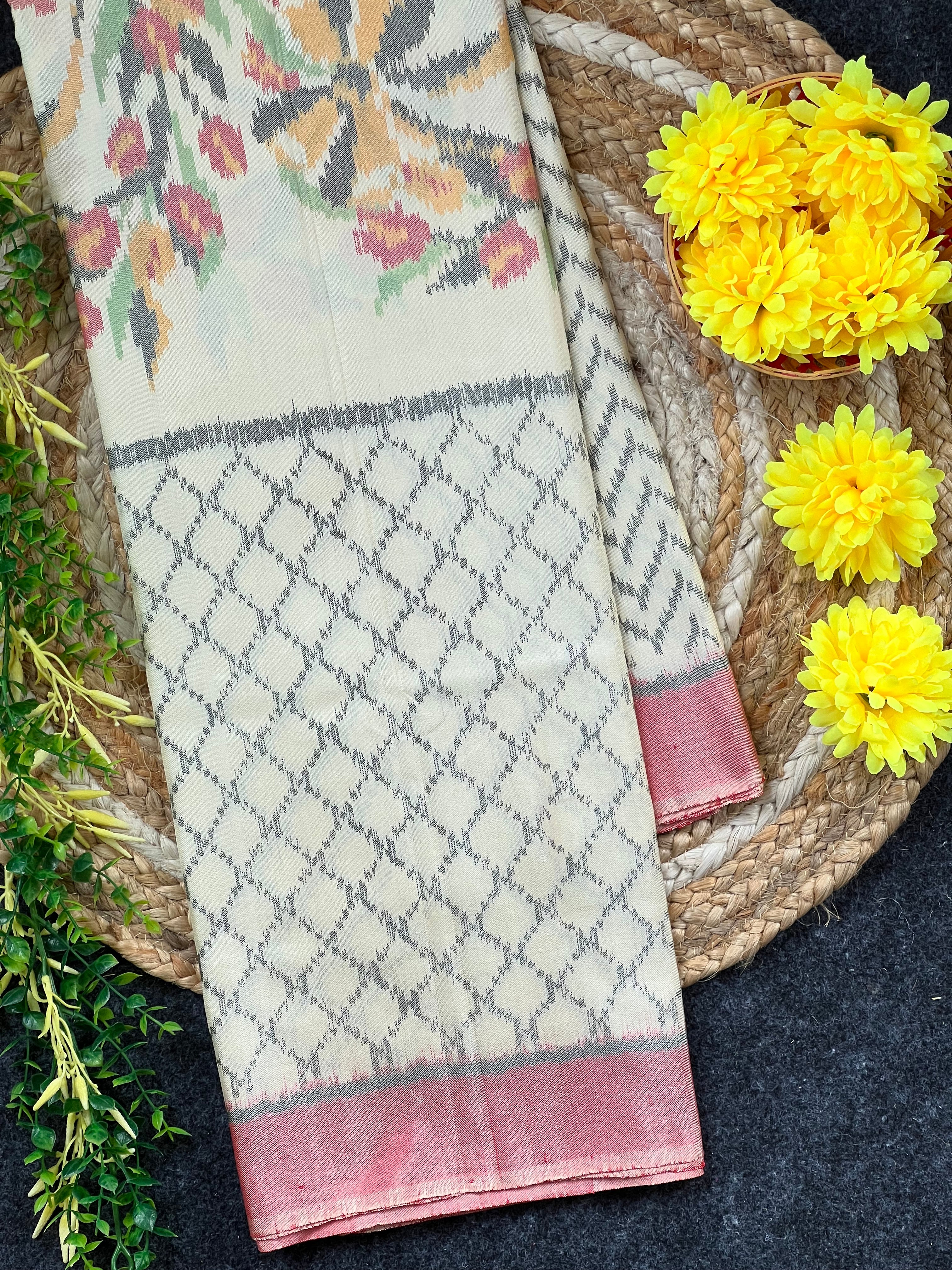 Exclusive Designer Handwoven Patola Silk Saree