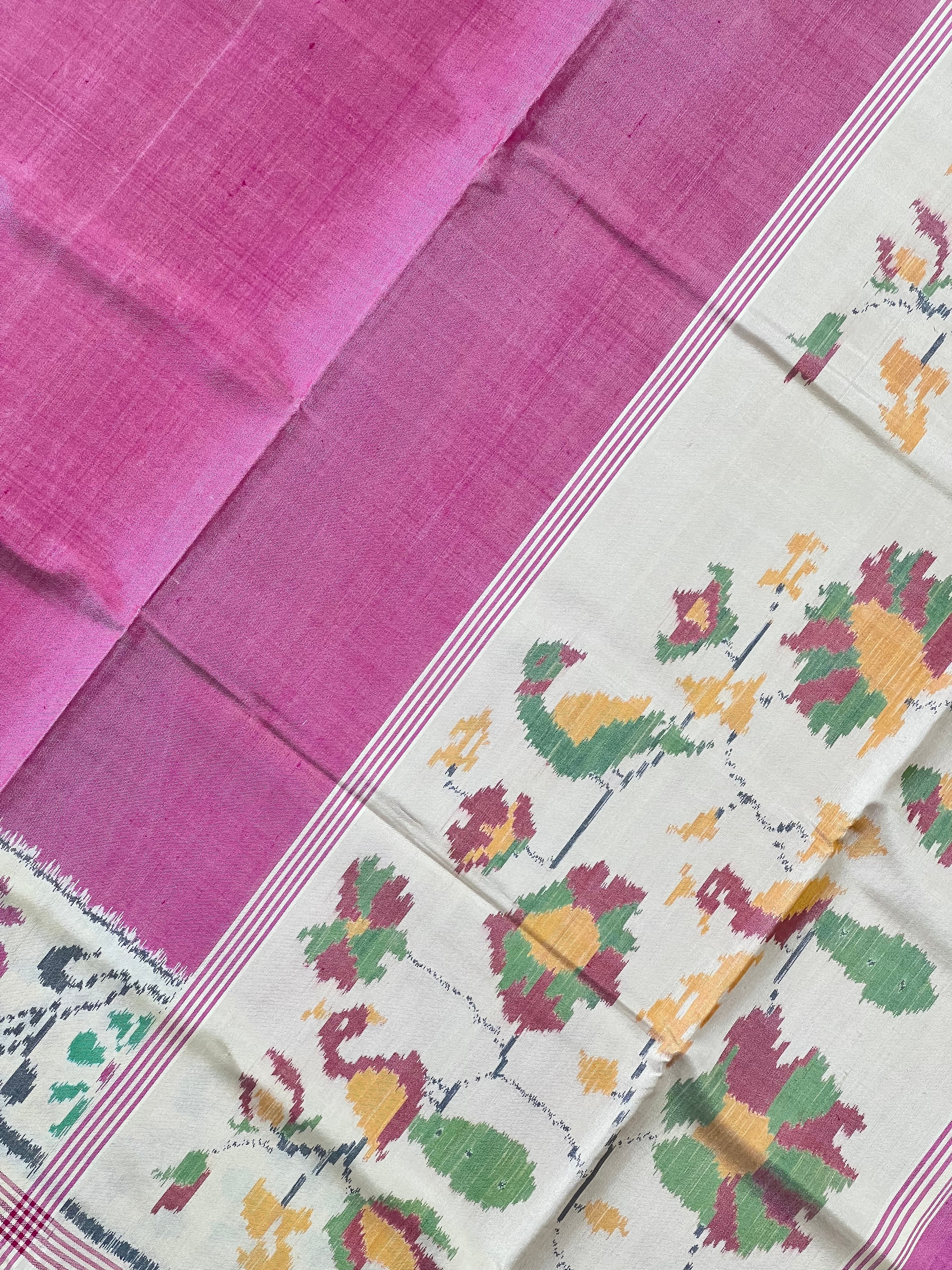 Gala Border With Exclusive Pallu Handwoven Patola Silk Saree