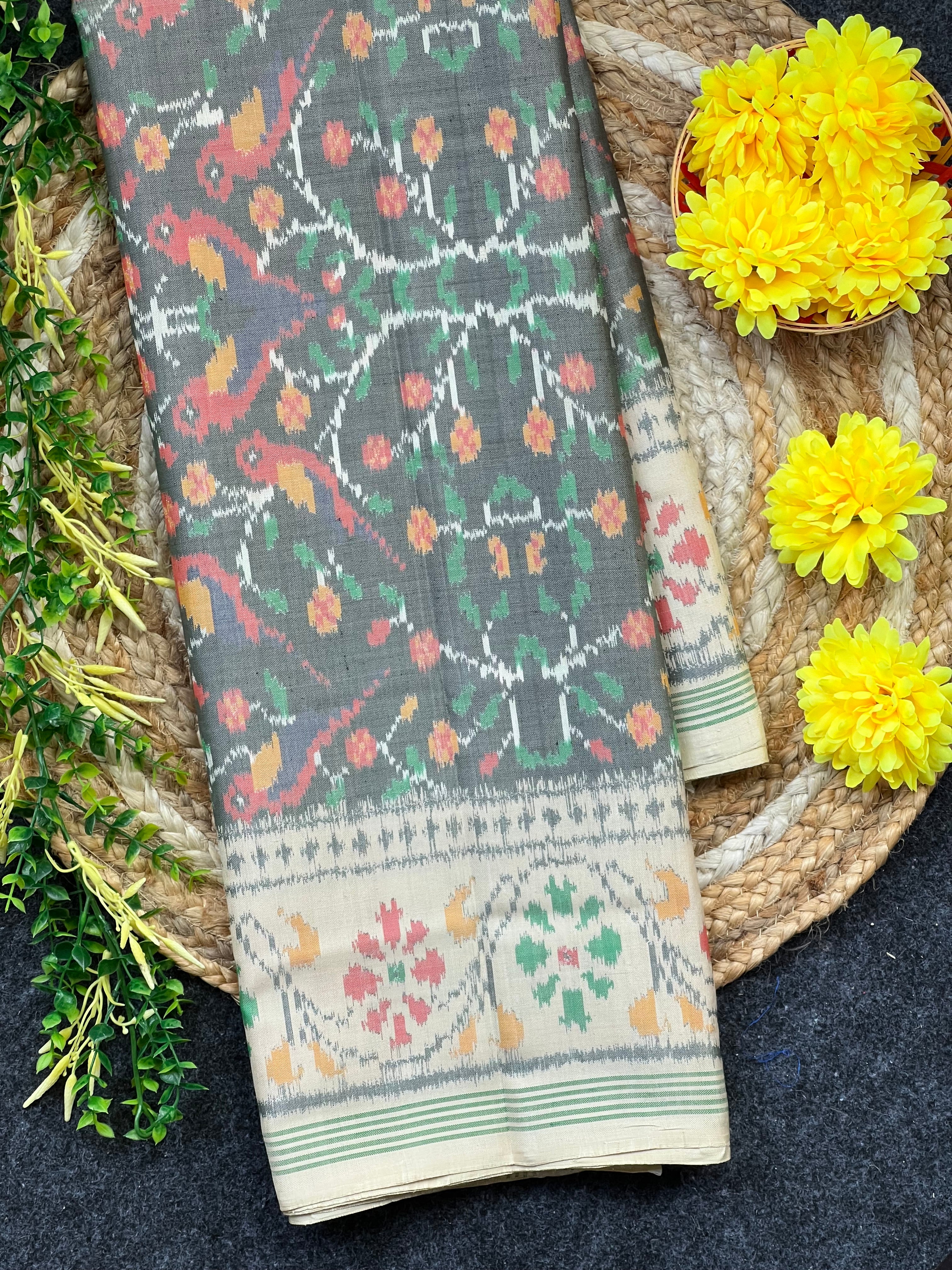Exclusive Design Handwoven Patola Silk Saree