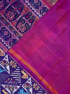 Fancy Design Handwoven Patola Silk Saree