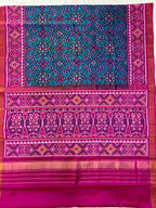 Navratna Traditional Design Handwoven Patola Silk Saree