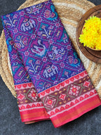Typical Narikunj Design Handwoven Patola Dupatta