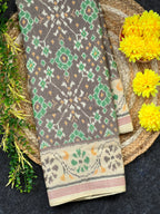 Navratna Traditional Design Handwoven Patola Silk Saree