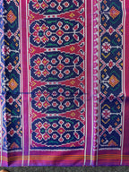 Navratna Traditional Design Handwoven Patola Silk Saree