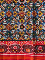 Colorful Traditional Design Handwoven Patola Silk Saree