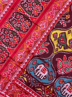Motif Exclusive Design Handwoven Patola Silk Saree