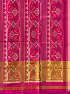 Fusion Design Handwoven Patola Silk Saree