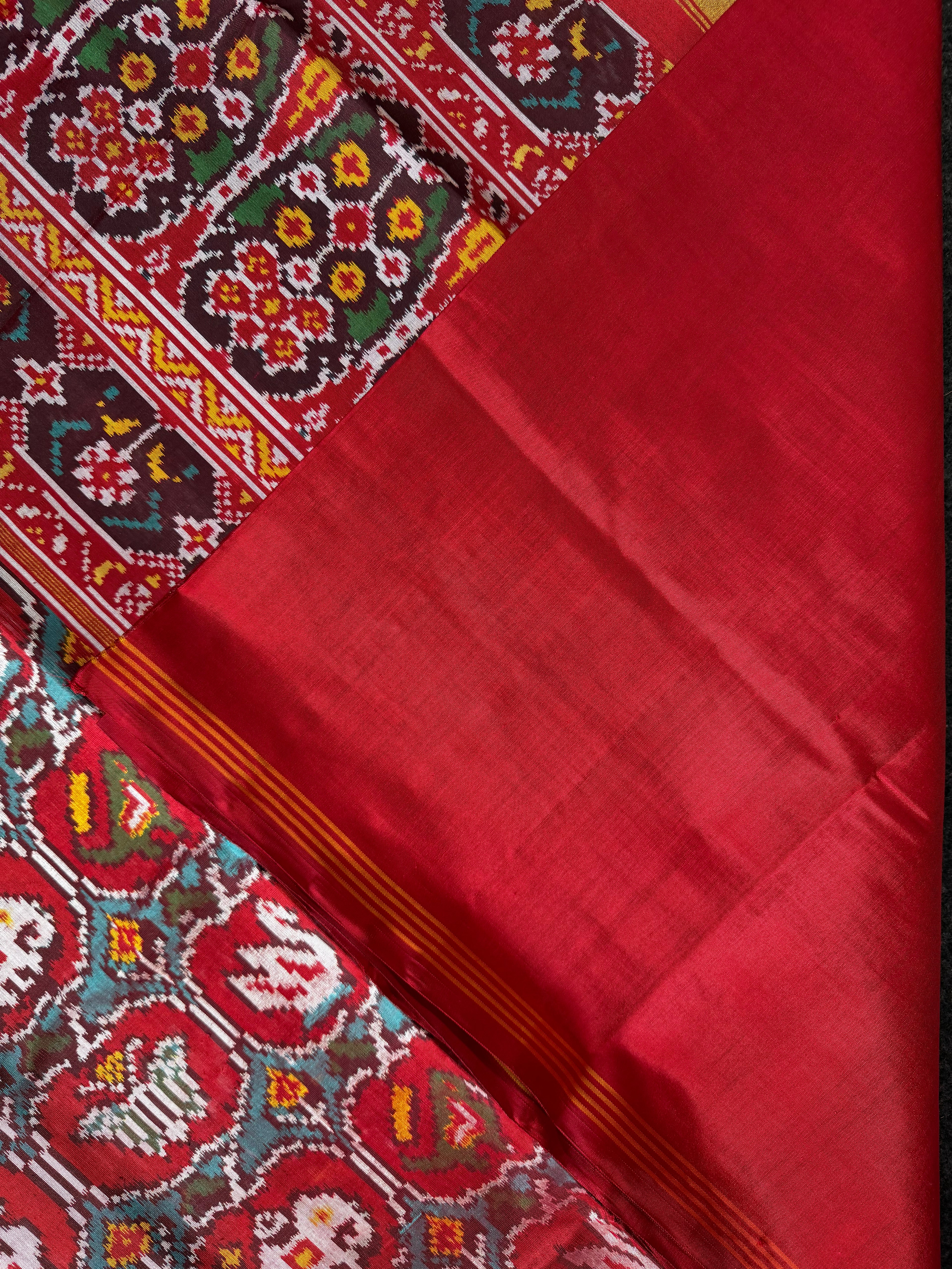 Exclusive Motif Design Handwoven Patola Silk Saree